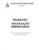 NEGOCIAÇÃO