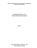 PIM VII – Marketing Internacional, Distribuição e Trade Marketing, Desenvolvimento Sustentável