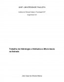 Trabalho de Hidrologia e Hidráulica e Micro-bacia na Estrada