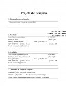 Projeto de Pesquisa Hipertensão Arterial