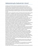 (Resumo) Administracao Industrial e Geral
