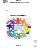 Projeto Sobre Valores Humanos