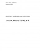 TRABALHO DE FILOSOFIA CONSCIÊNCIA, LIBERDADE, RESPONSABILIDADE, DEVER, VIRTUDE, NORMAS, JUÍZOS, ÉTICA.