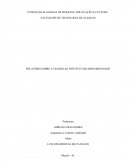 RELATÓRIO SOBRE A VIAGEM AO INSTITUTO RICARDO BRENNAND