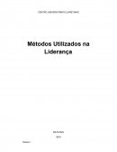 Métodos Utilizados na Liderança