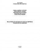 RELATÓRIO DO ESTUDO DE CASO DA EMPRESA TRANSPORTES GABARDO