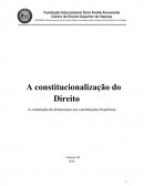 A Constitucionalização do Direito Civil