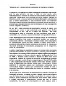 Educação Para a Democracia Até a Educação de Inspiração Socialista