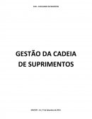 GESTÃO DA CADEIA DE SUPRIMENTOS