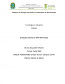 Relatório de Biologia aula pratica no laboratório de Microbiologia Tecnologia em Alimentos