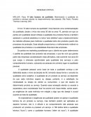 RESENHA CRITICA MOLLER, Claus. O lado humano da qualidade: Maximizando a qualidade de produtos e serviços através do desenvolvimento das pessoas.