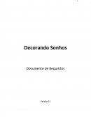 Decorando Sonhos Documento de Requisitos