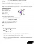 ESTRUTURA ATÔMICA E LIGAÇÃO INTERATÔMICA