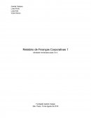 Relatório de Finanças Corporativas 1