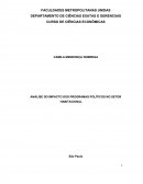 ANÁLISE DO IMPACTO DOS PROGRAMAS POLÍTICOS NO SETOR HABITACIONAL