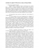 ATIVIDADE DO CAPÍTULO XVIII DA OBRA LEVIATÃ, DE THOMAS HOBBES