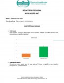 Associação entre Matches de Seleção Avaliada