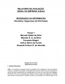 RELATÓRIO DE AVALIAÇÃO GERAL DA EMPRESA