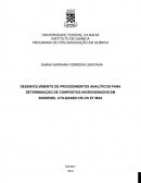 DESENVOLVIMENTO DE PROCEDIMENTOS ANALÍTICOS PARA DETERMINAÇÃO DE COMPOSTOS NIGROGENADOS EM BIODIESEL UTILIZANDO HR-CS ET MAS