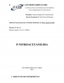 Relatorio p-nitroacetanilida