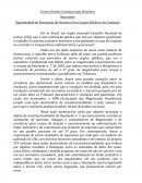 Constituição Brasileira - Resolução numero