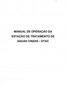 Manual de Operação ETAC Reuso