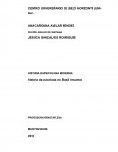 O PROCESSO DE PROFISSIONALIZAÇÃO DO PSICÓLOGO NO BRASIL