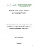 UM NOVO OLHAR PARA O CONCEITO DE FUNÇÃO NO ENSINO DA MATEMÁTICA ATRAVÉS DE UMA ABORDAGEM HISTÓRICO-FILOSÓFICA