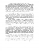 COMENTÁRIOS ACERCA DA LEI N° 13.140/2015