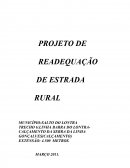 LINHA BARRA DO LONTRA-CALÇAMENTO DA SERRA DA LINHA GONÇALVES(CALÇAMENTO)