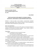 ATRÁS DAS NOÇÕES DE MEIO AMBIENTE E DE DESENVOLVIMENTO SUSTENTÁVEL: QUESTIONANDO ALGUMAS REPRESENTAÇÕES SOCIAIS