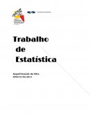 Trabalho de Estatística