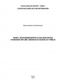 PERFIL SÓCIODEMOGRÁFICO DAS GESTANTES ATENDIDAS EM UMA UNIDADE DE SAÚDE DA FAMÍLIA