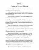 Tradução – Louis Pasteur