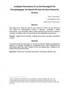 Avaliação Psicomotora A Luz Da Psicologia E Da Psicopedagogia: Em Estudo De Caso De Uma Criança De 10 Anos
