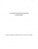 Utilizacao das redes sociais nas corporações