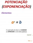 Matemática: exponenciação, radiciação, logaritmo, racionalização e matriz