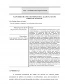 APS - PLANO DIRETOR COMO UM INDISPENSÁVEL ALIADO NA GESTÃO AMBIENTAL MUNICIPAL