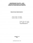 Atividade Prática como requisito para conclusão da disciplina “Projeto Multidisciplinar III”.