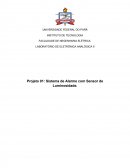 Sistema de Alarme com Sensor de Luminosidade.