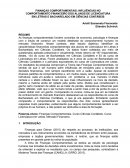 FINANÇAS COMPORTAMENTAIS: INFLUÊNCIAS NO COMPORTAMENTO FINANCEIRO DOS ALUNOS DE LICENCIATURA EM LETRAS E BACHARELADO EM CIÊNCIAS CONTÁBEIS