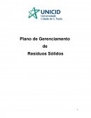 Programa de gerenciamento de resíduos sólidos