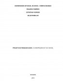 PROJETO DE PESQUISA-AÇÃO: A CONSTRUÇÃO DO “EU” SOCIAL