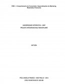 Pim V - Comportamento do consumidor, Especializações do marketing Matemática financeira