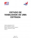 ESTUDO DE VIABILIDADE DE UMA ESTRADA