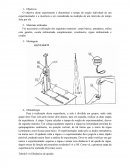 Relatório Física (tempo de reação individual de um experimentador)