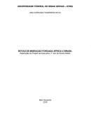 Rotas de Migração Forçada África x Brasil