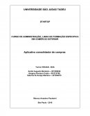 CURSO DE ADMINISTRAÇÃO, LINHA DE FORMAÇÃO ESPECIFICA EM COMÉRCIO EXTERIOR