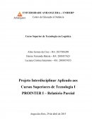 Projeto Interdisciplinar Aplicado aos Cursos Superiores de Tecnologia I PROINTER I – Relatório Parcial