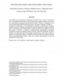 ESTUDO DOS GASES: EQUAÇÃO GERAL DOS GASES